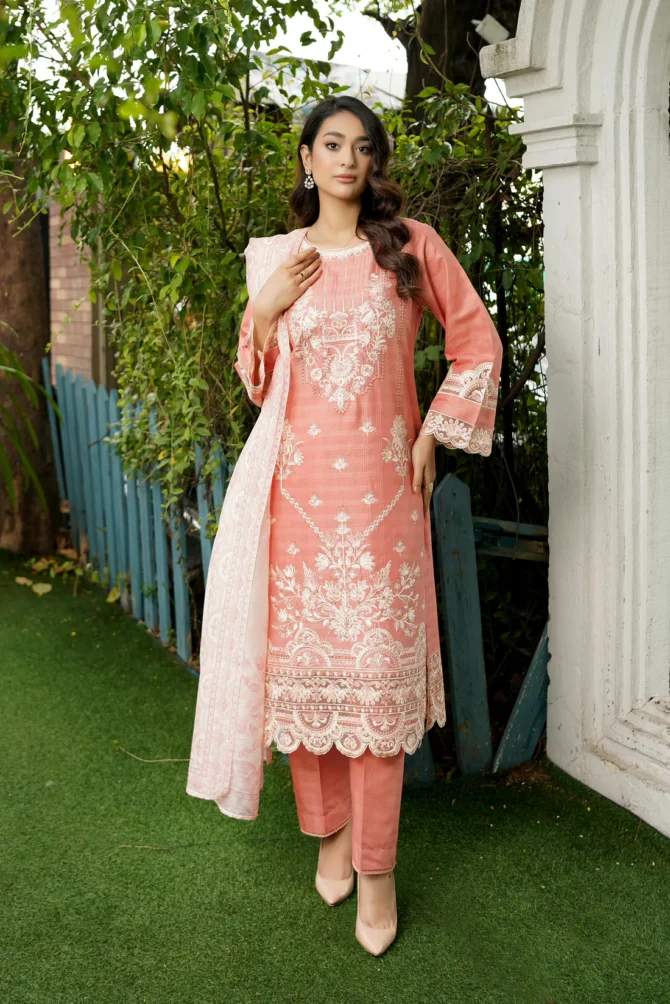 RANGREZ 3 PIECE EMBROIDERED-JACQUARD COTTON-HR7 - Image 3