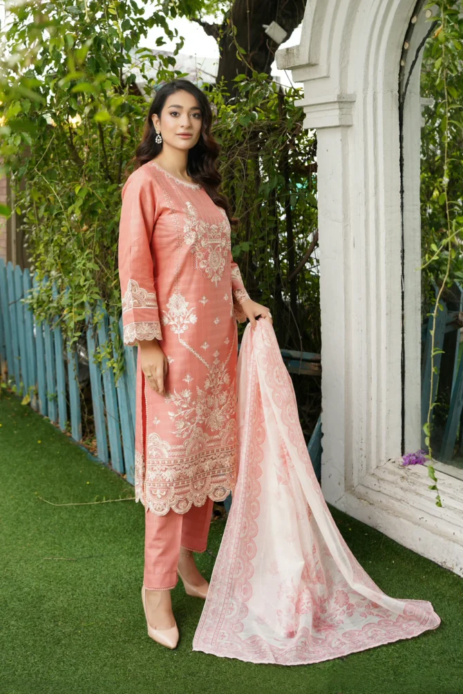 RANGREZ 3 PIECE EMBROIDERED-JACQUARD COTTON-HR7 - Image 2