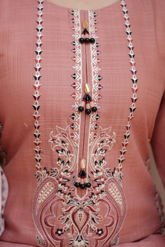 ZARNOOR 3 PIECE EMBROIDERED-JACQUARD COTTON - Image 13