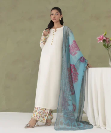 KASTOOR EMBROIDERED 3-PCS -ARTICLE