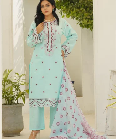 PAKEEZA  3-PCS -SKY BLUE